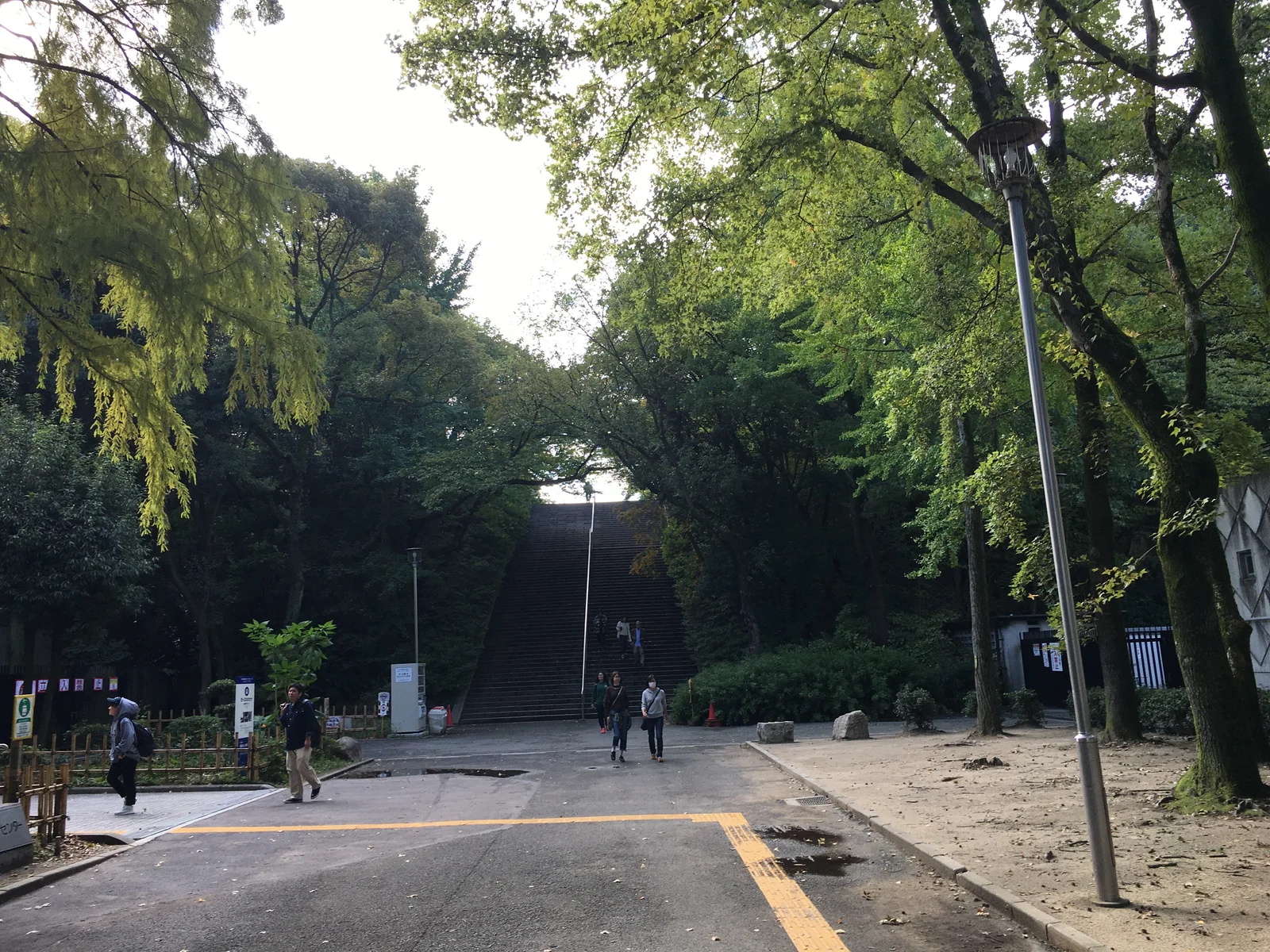 오사카 여행 오사카성천수각가는길 풍경 및 현장 사진